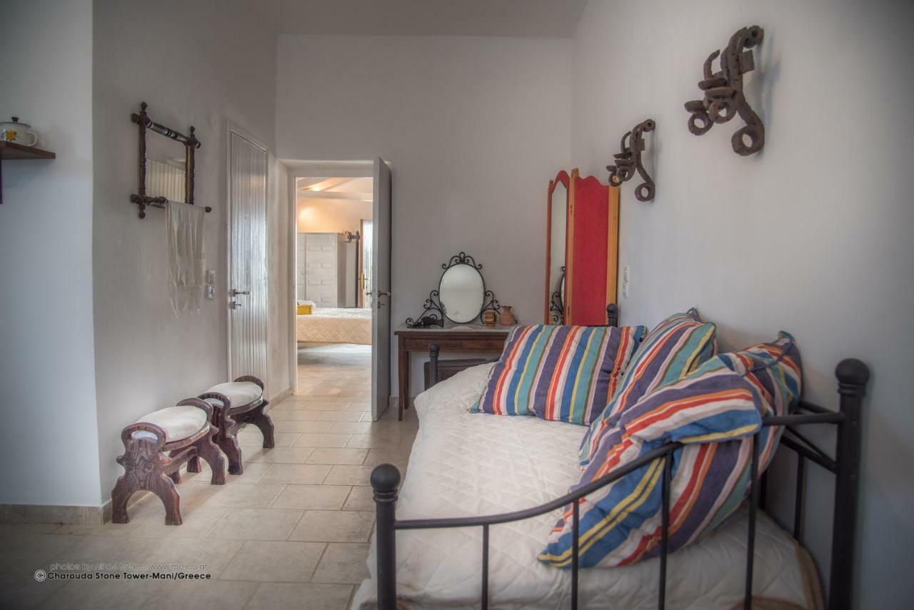 Charouda Stone Tower Apartment Pyrgos Dirou Exterior photo